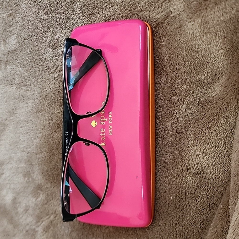 Kate Spade prescription eyeglasses with case